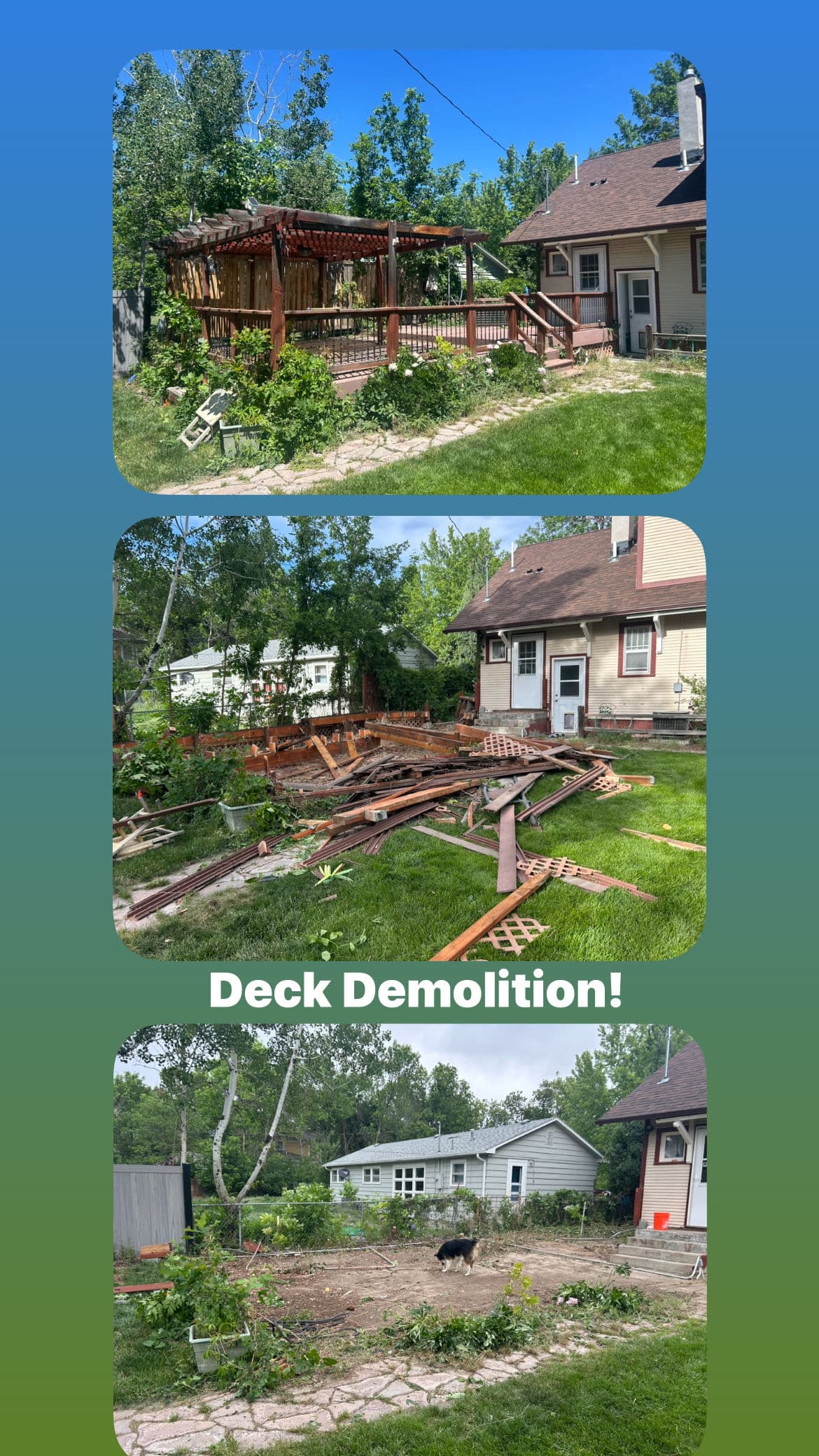 Deck Demolition and Haul-Off in Laurel, MT image