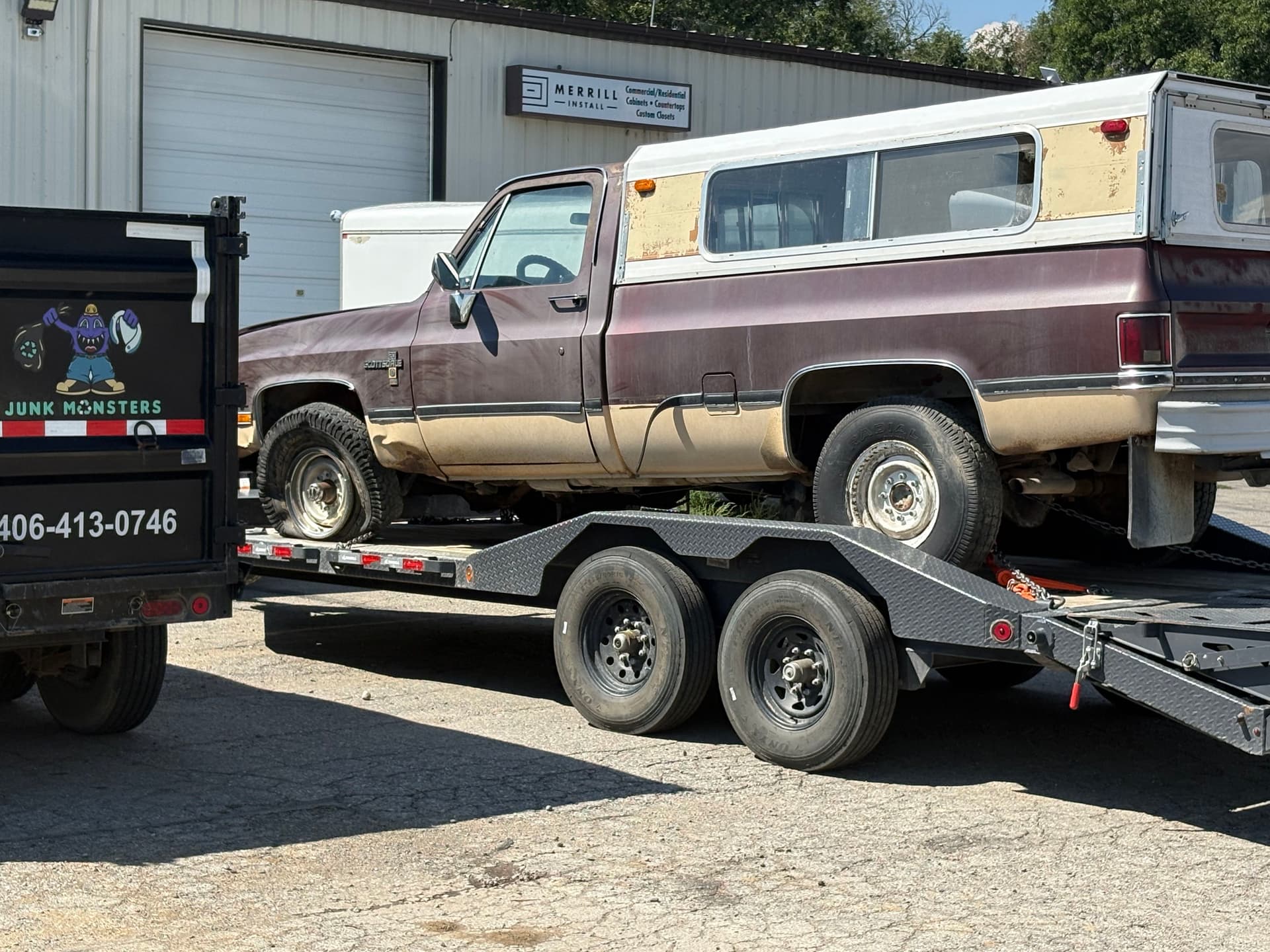Old Junk Truck Loaded Up and Out of Your Way image
