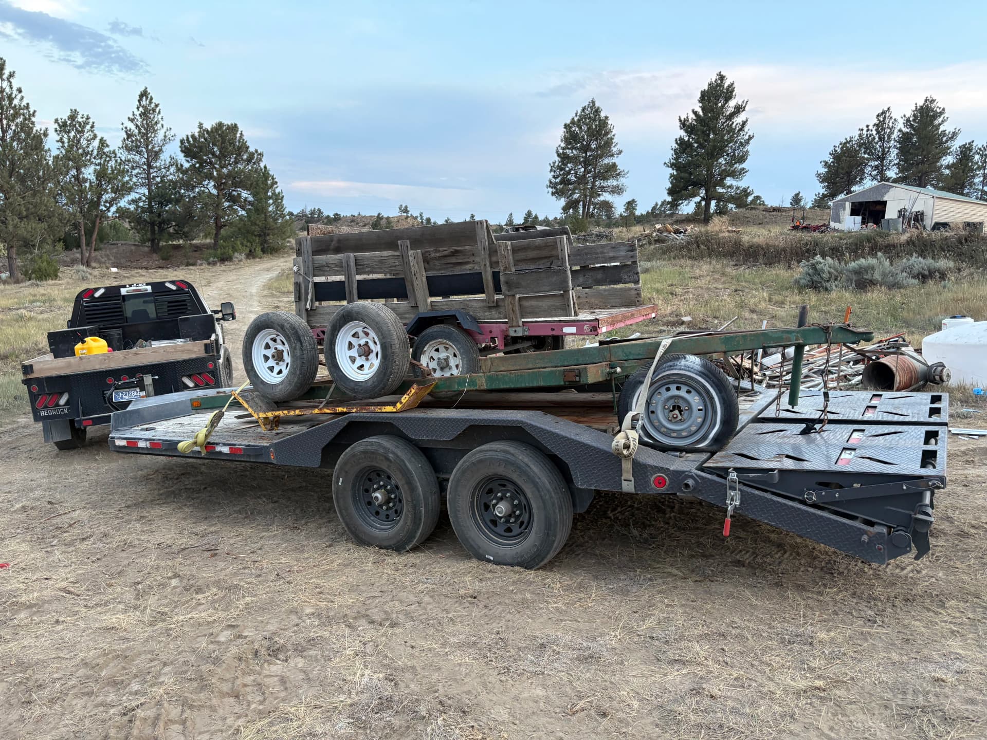 Old Trailers Hauled Off a Property in Roundup image